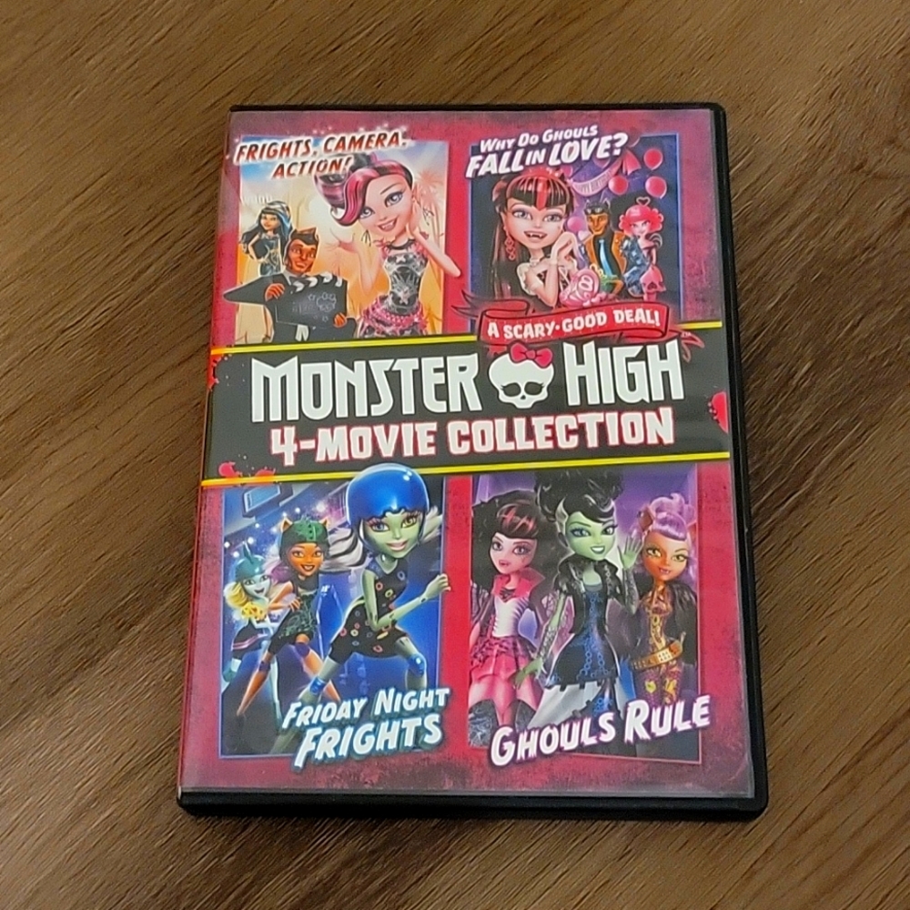 Monster High 4 Movie Collection DVD